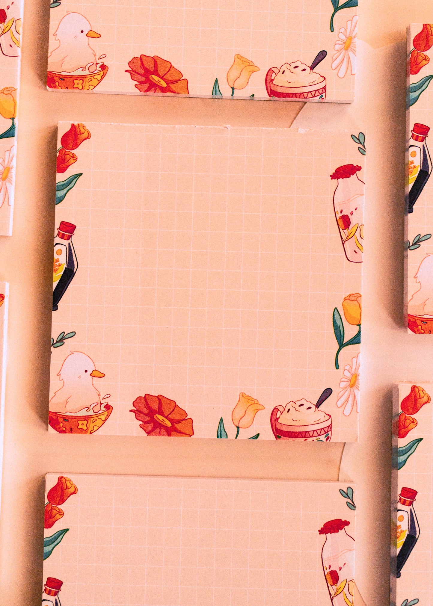 Square notepad - Cottage