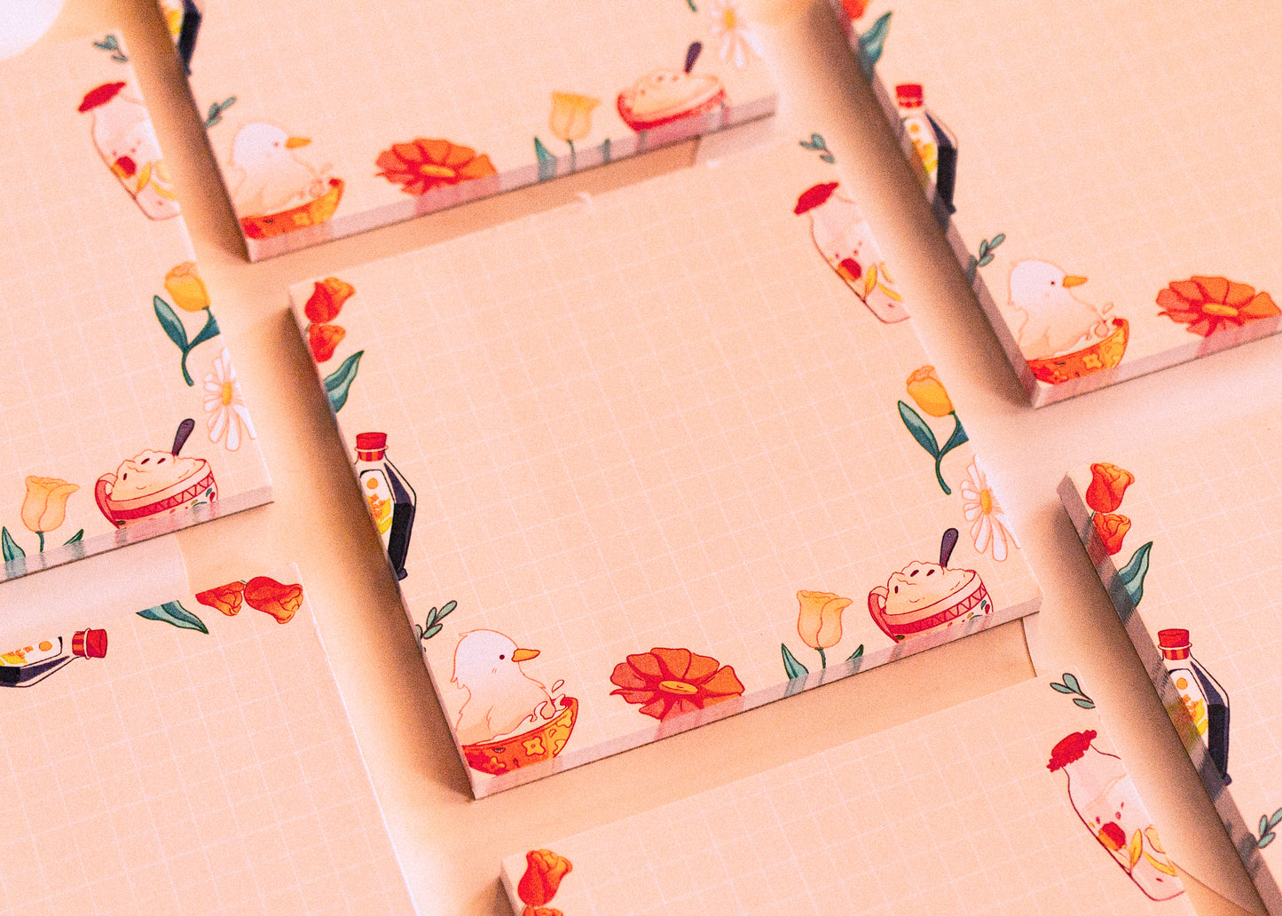 Square notepad - Cottage