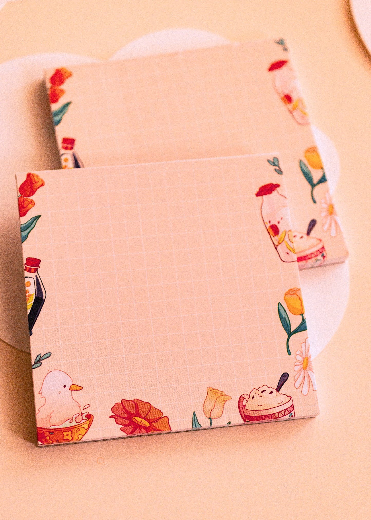 Square notepad - Cottage