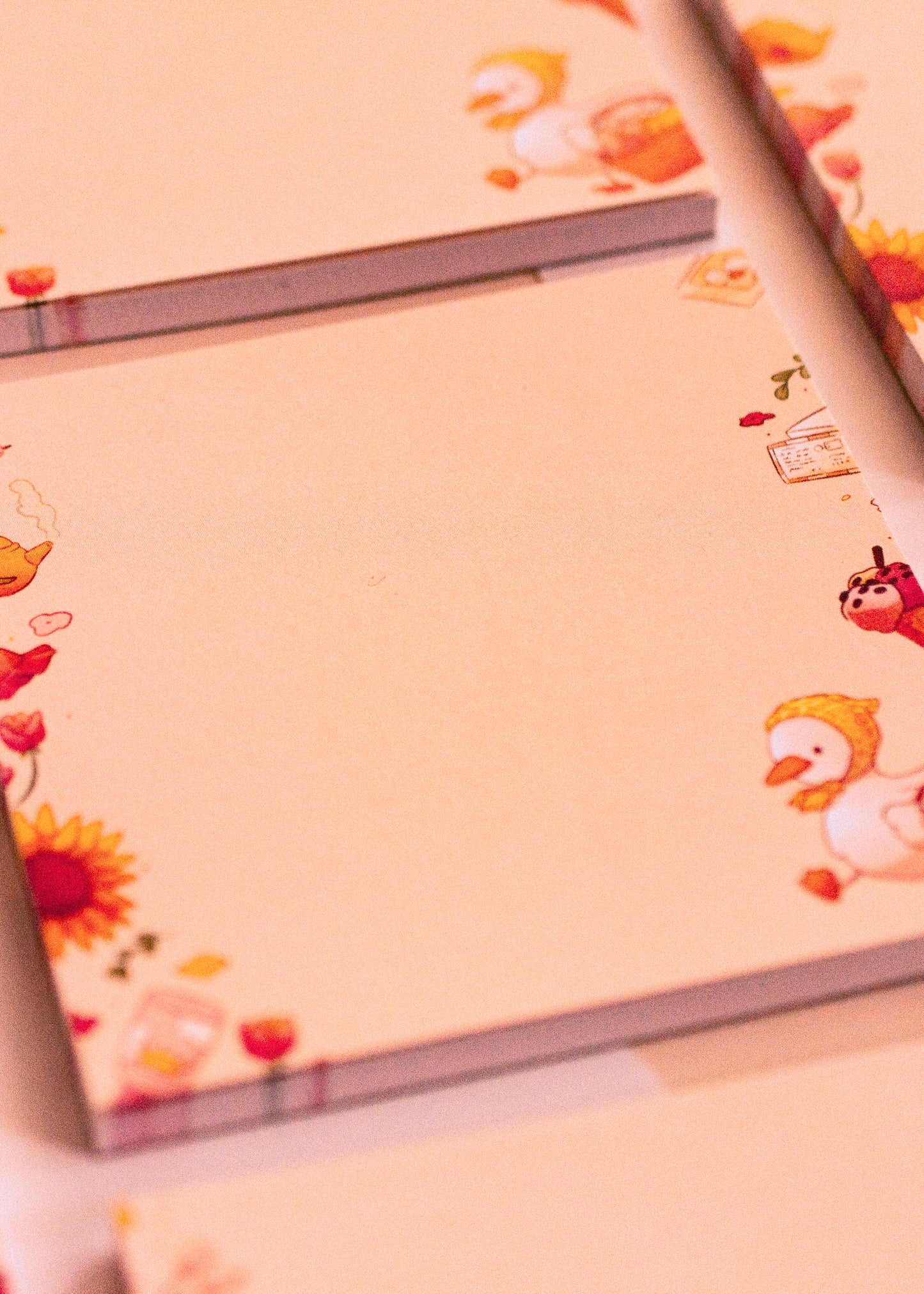 Square notepad - Summer duck