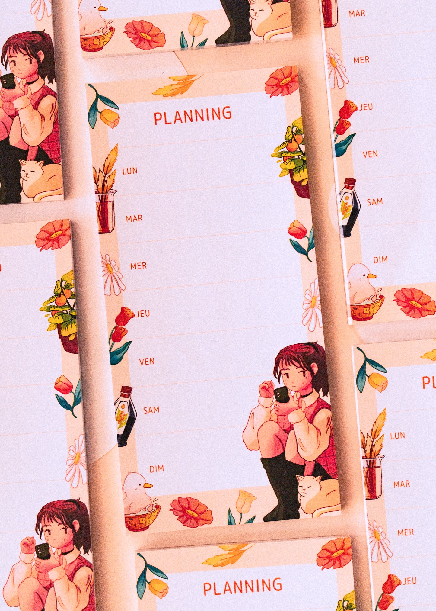 Long notepad - Cottage