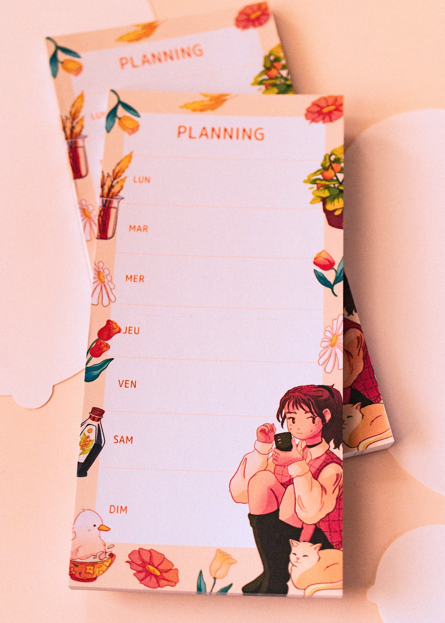 Long notepad - Cottage