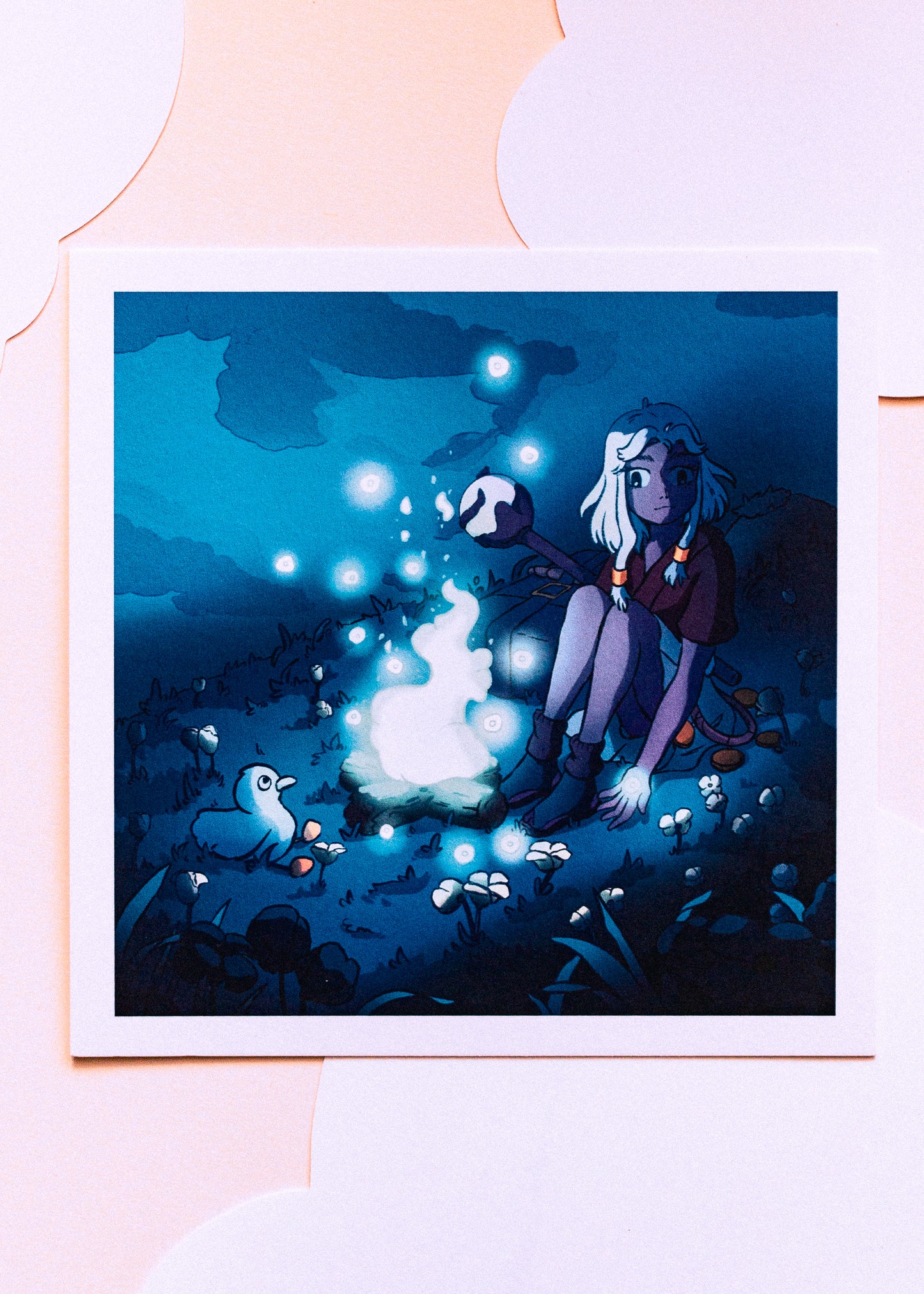 Print - Campfire