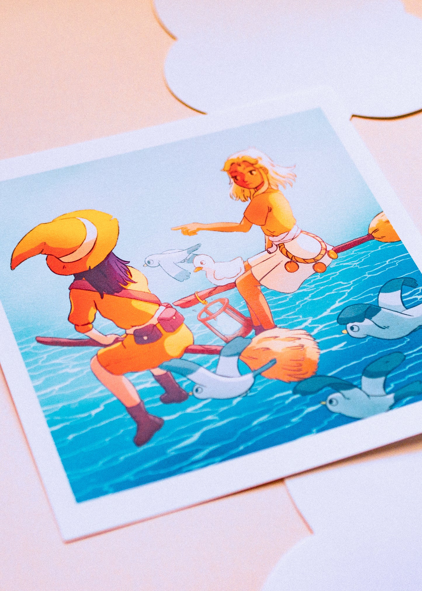 Print - Meeting on the ocean