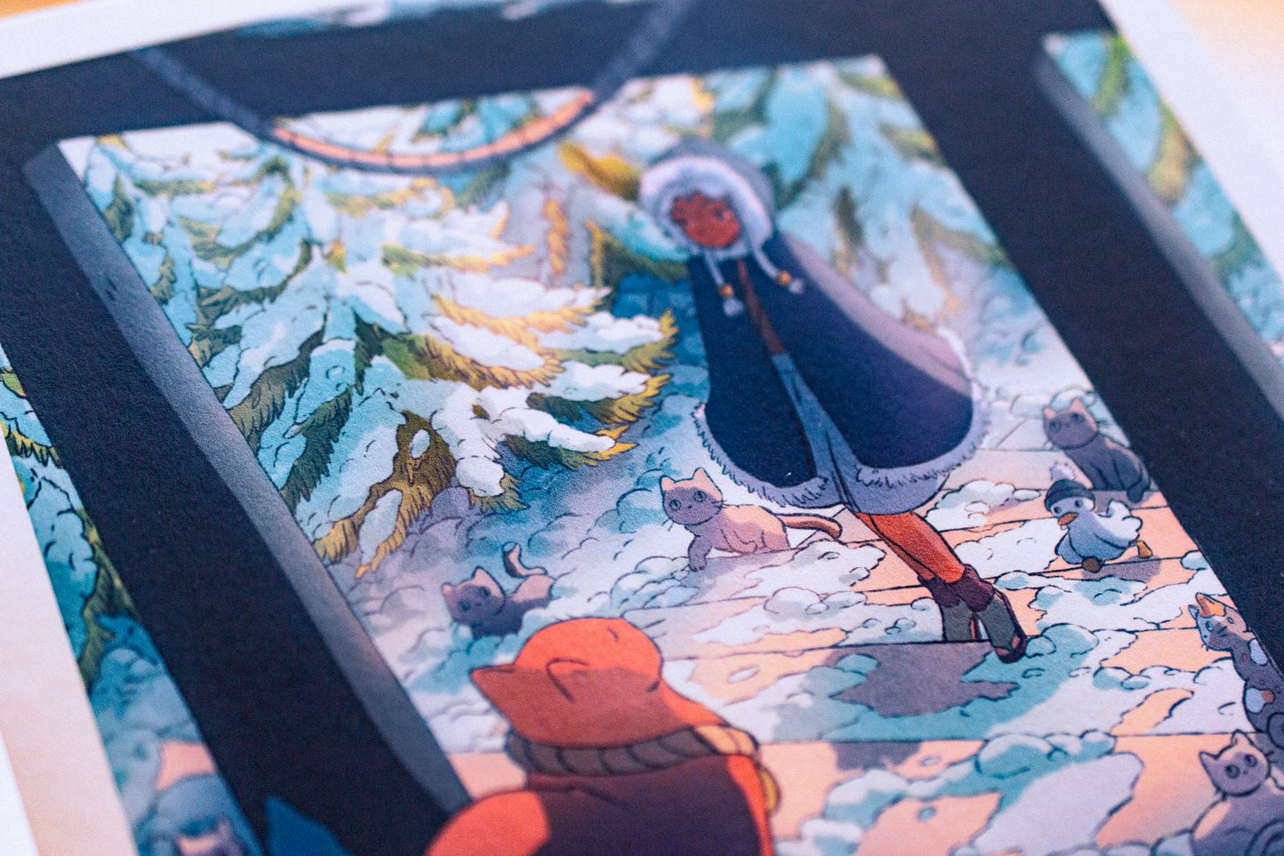Print - Snowy Temple