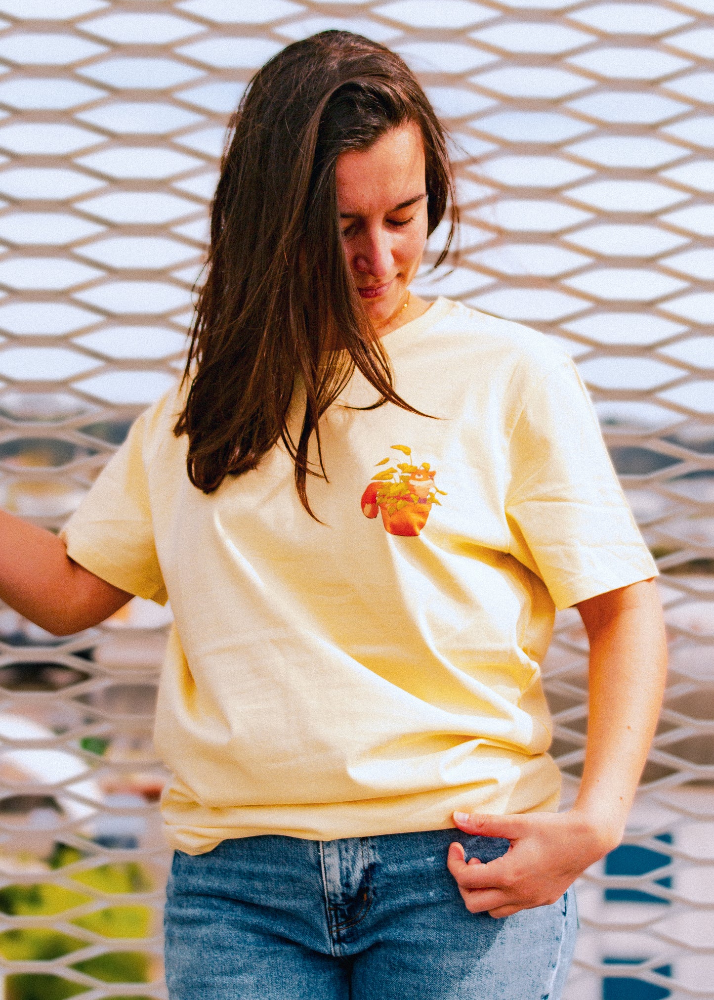 UNISEX T-shirt - Fox in the plants