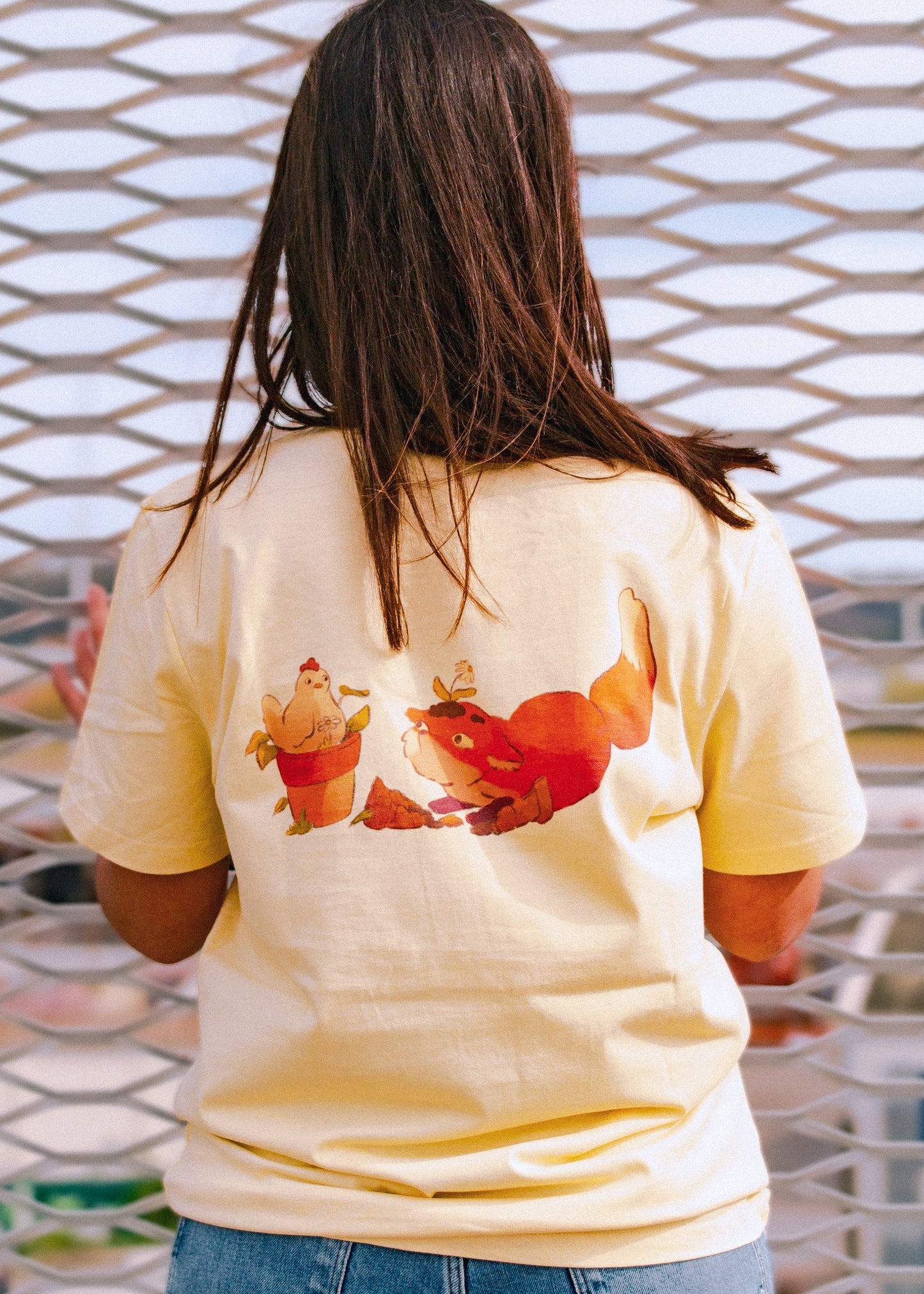 UNISEX T-shirt - Fox in the plants