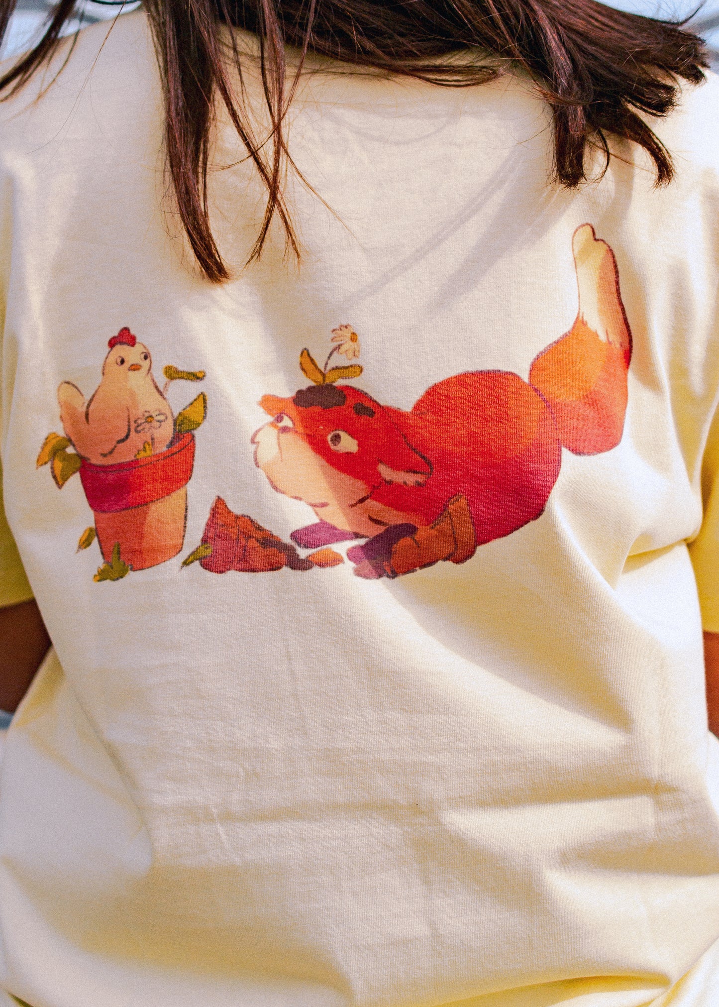 UNISEX T-shirt - Fox in the plants