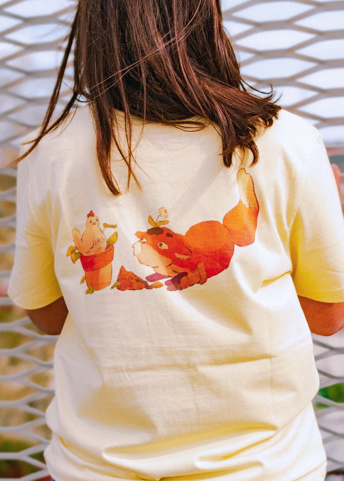 UNISEX T-shirt - Fox in the plants