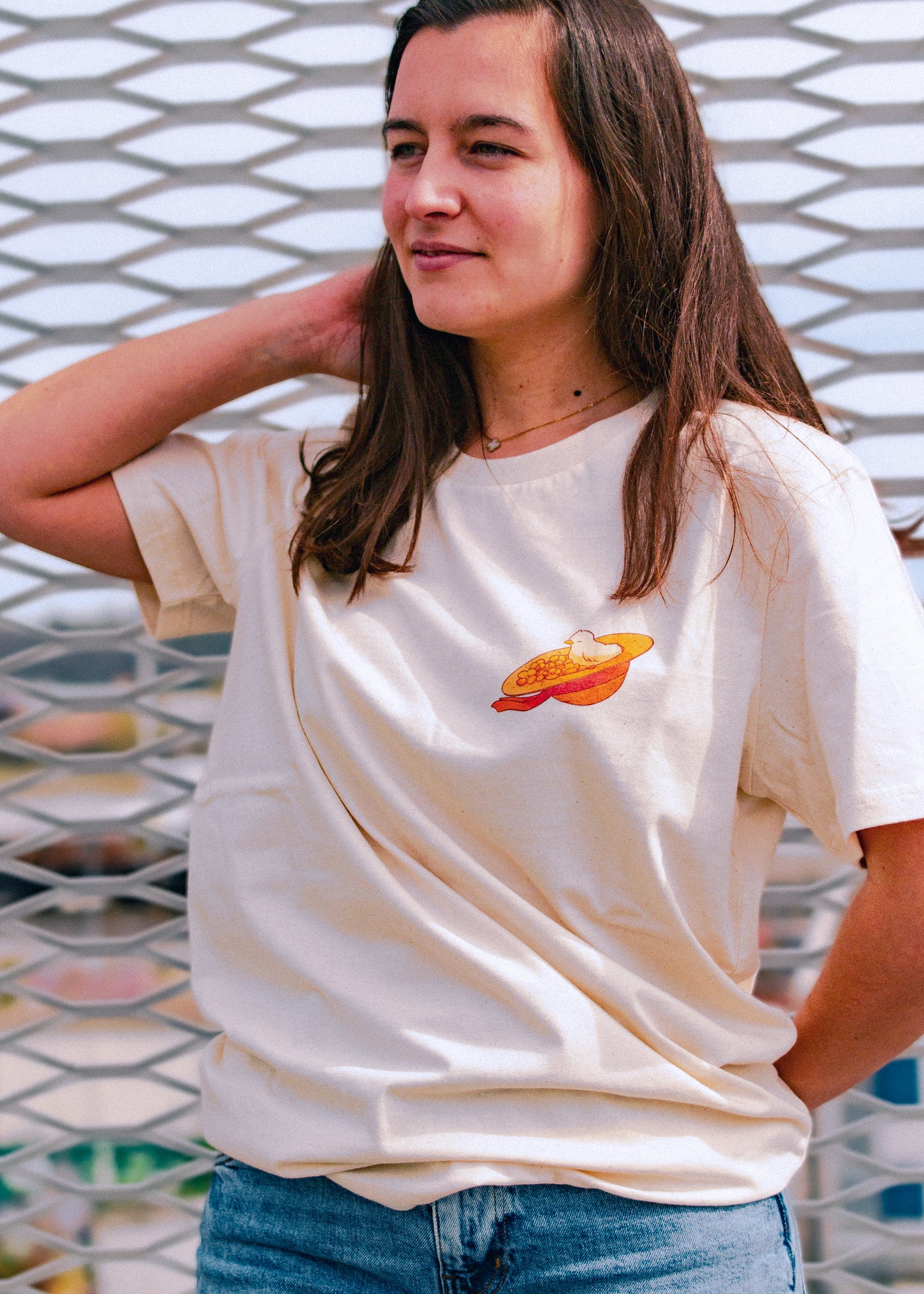UNISEX t-shirt - Flower cat