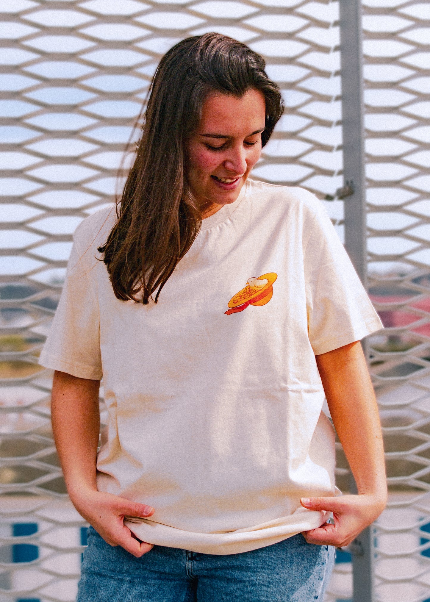 UNISEX t-shirt - Flower cat
