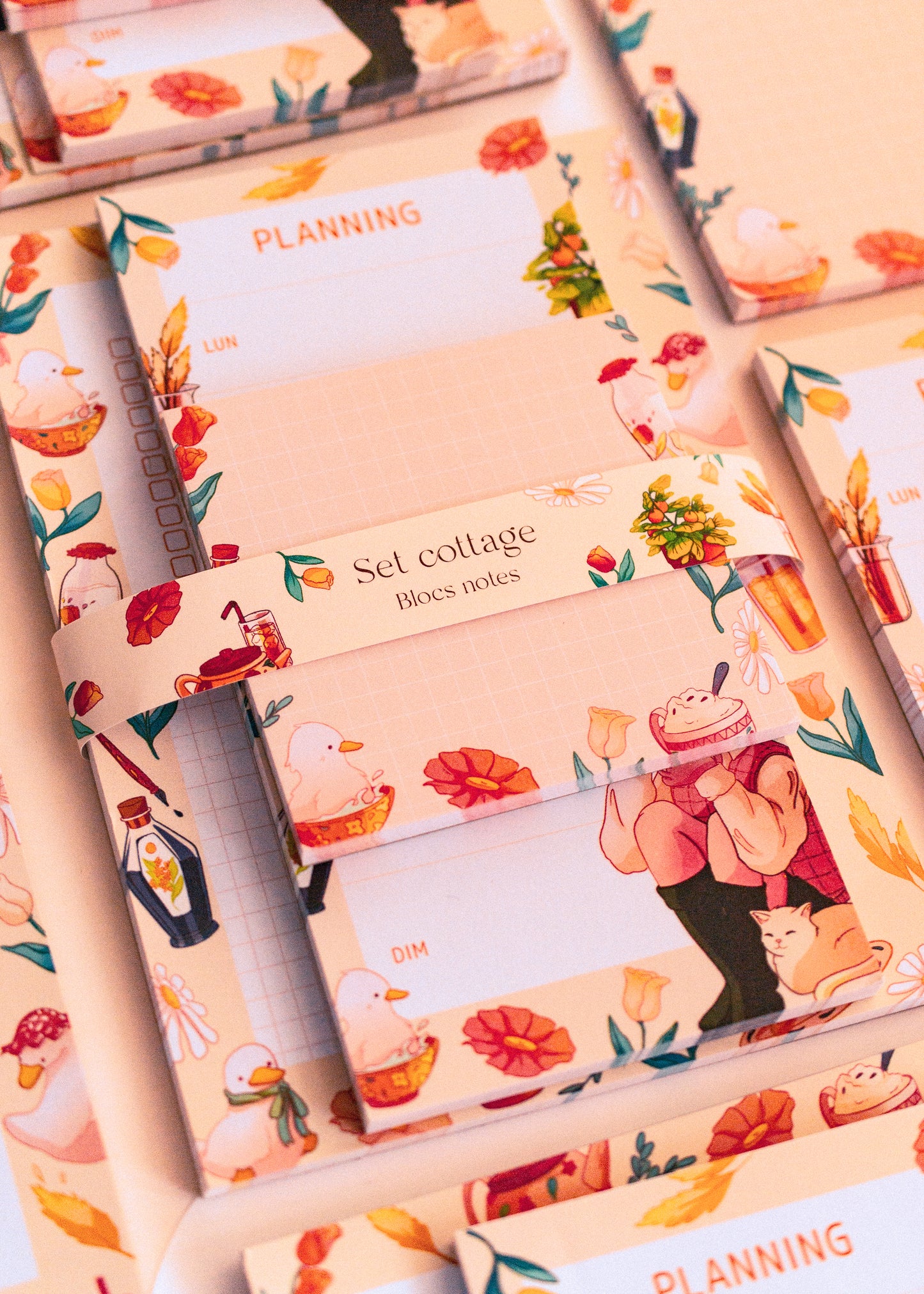 Notepad set - Cottage