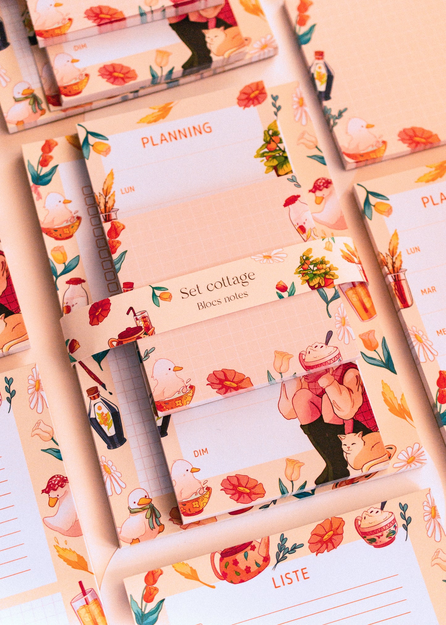 Notepad set - Cottage