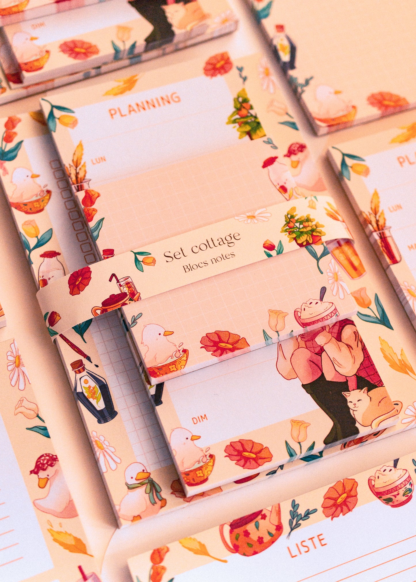 Notepad set - Cottage