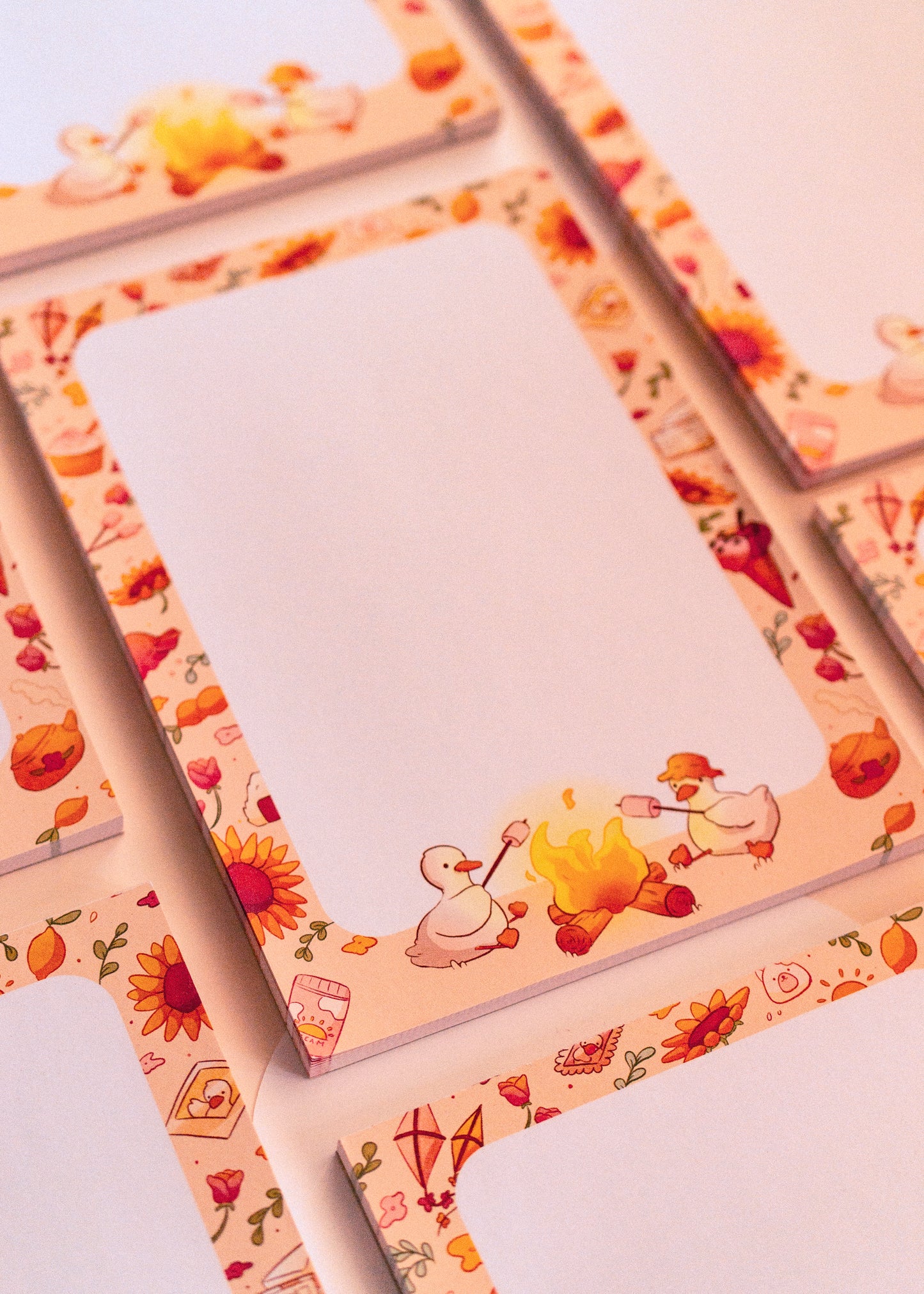 A5 Notepad - Summer ducks