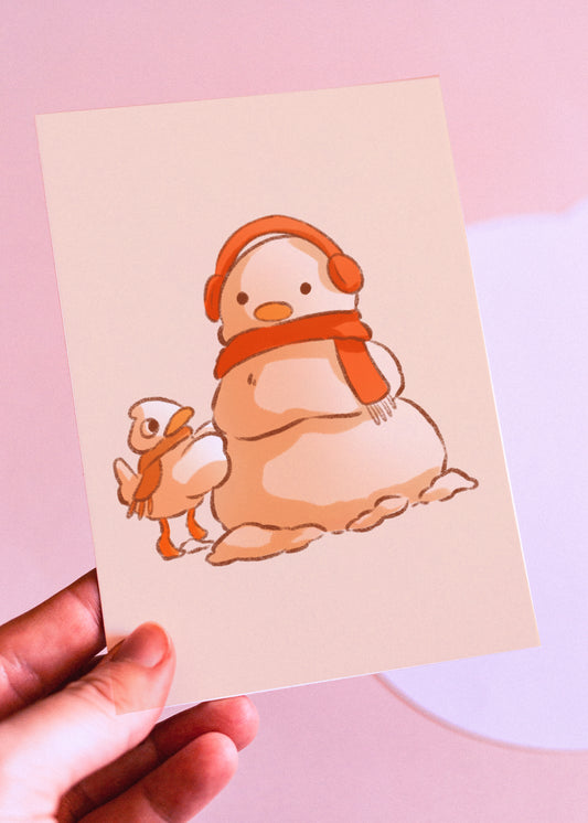 Mini prints - Duck in the bag