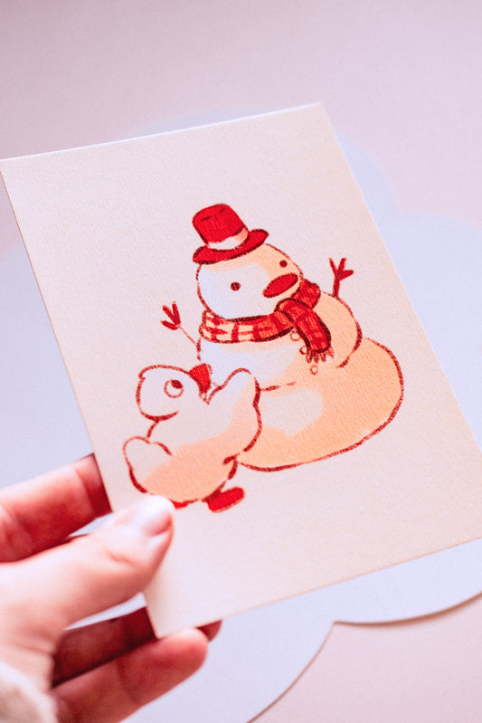 Minis prints - Bonhomme de neige