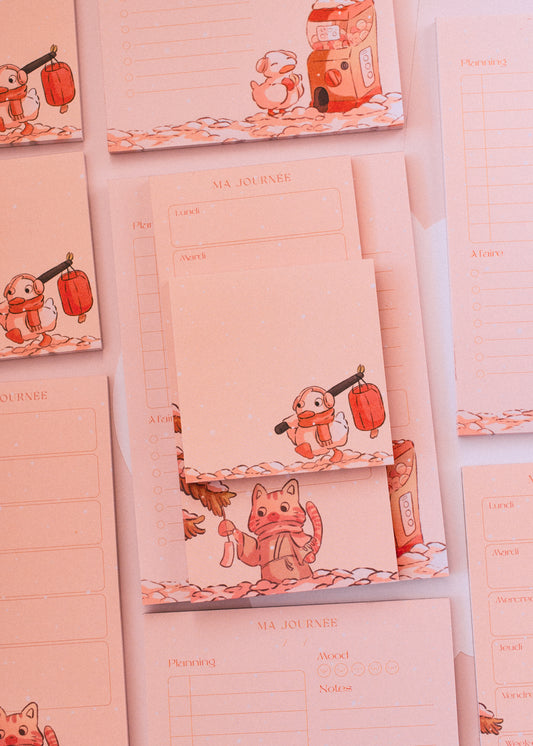 Notepad set - Spring ducks