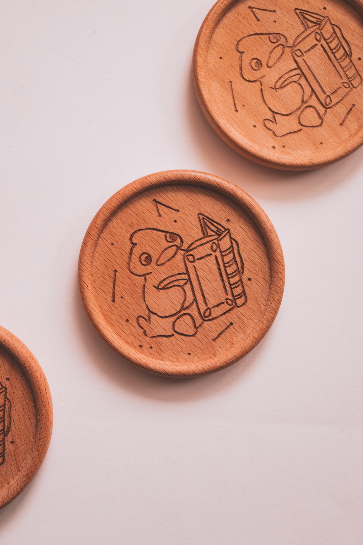 Dessous de verre - Canard lecture