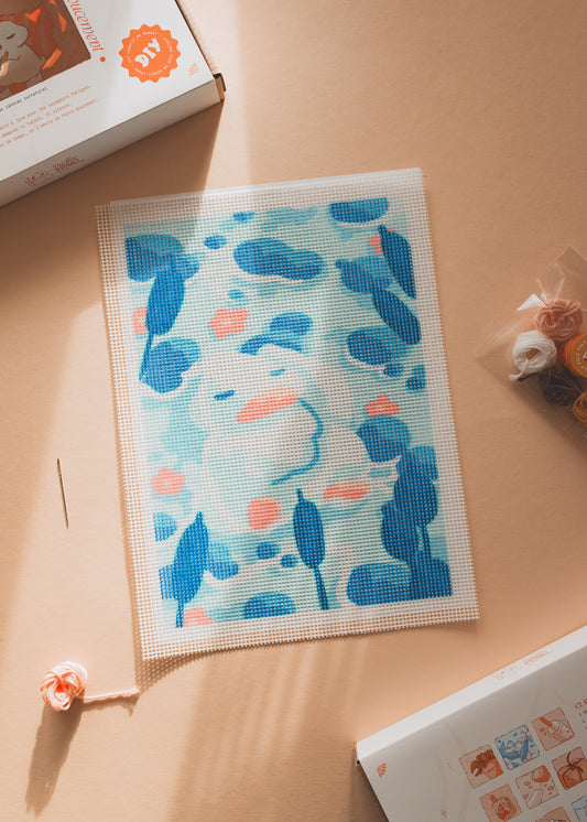 Kit a canevas - Canard eau