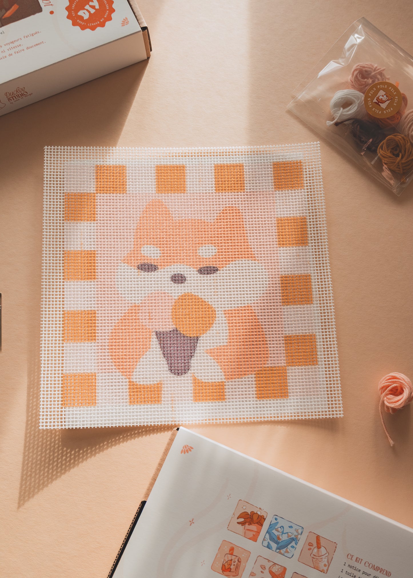 Kit a canevas - Shiba glace