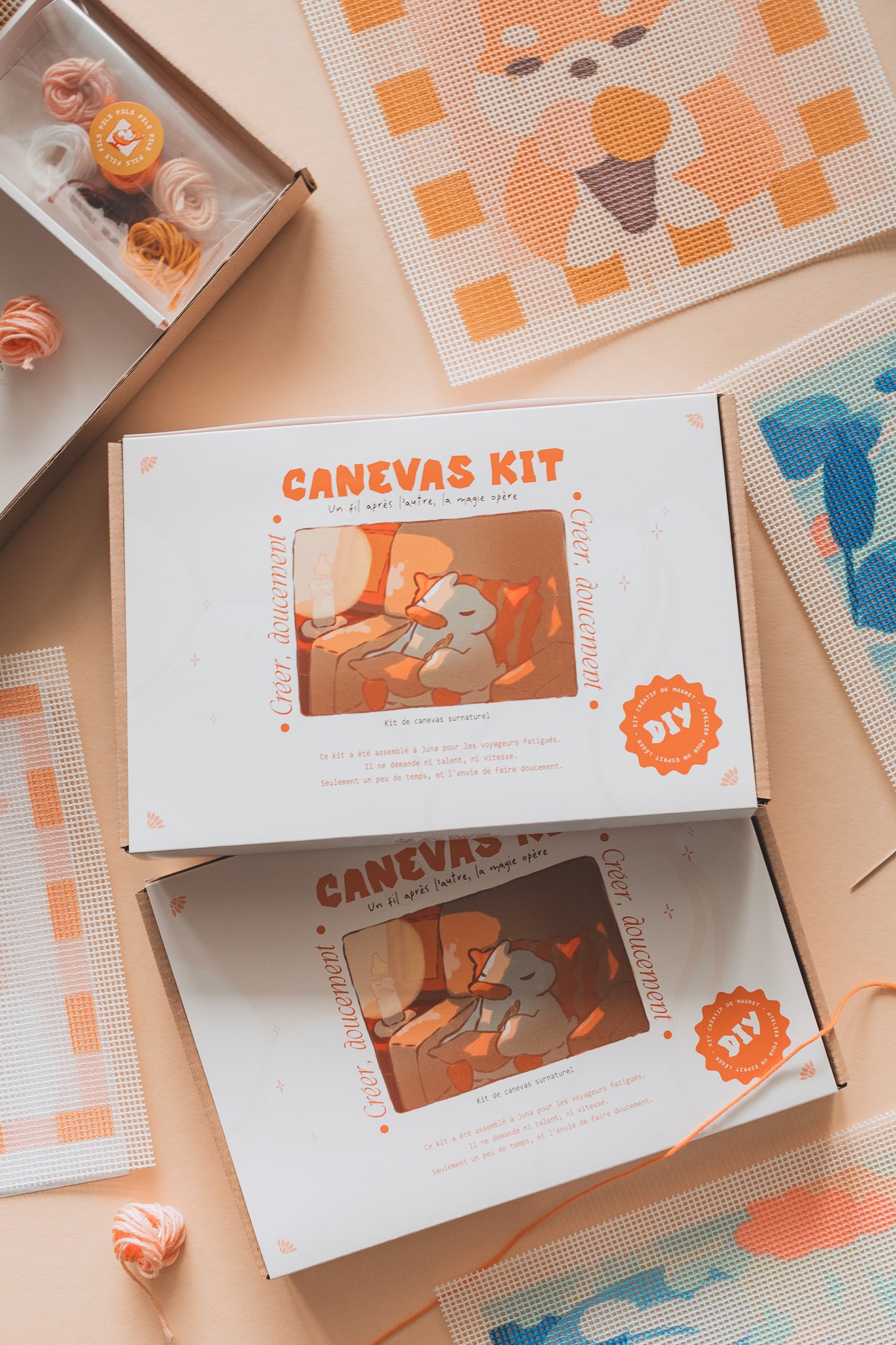 Kit a canevas - Canard eau