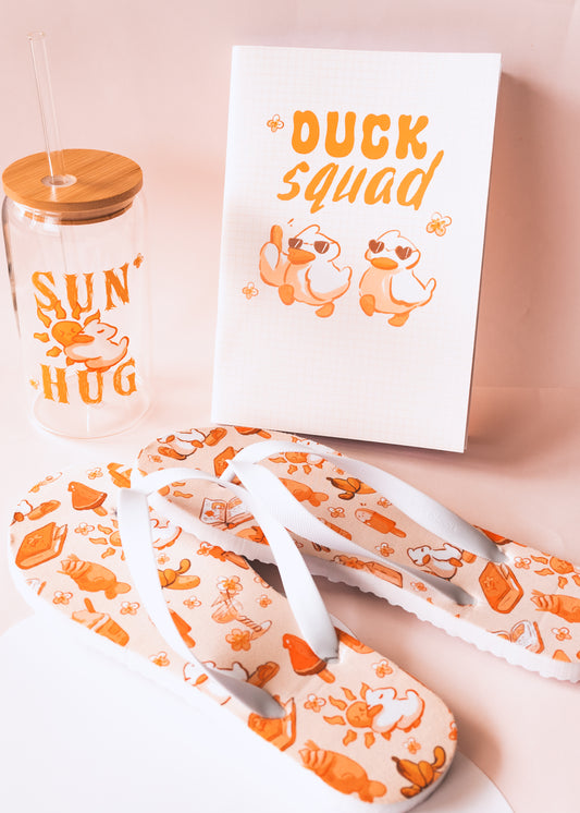 Notebook - duck in the rain