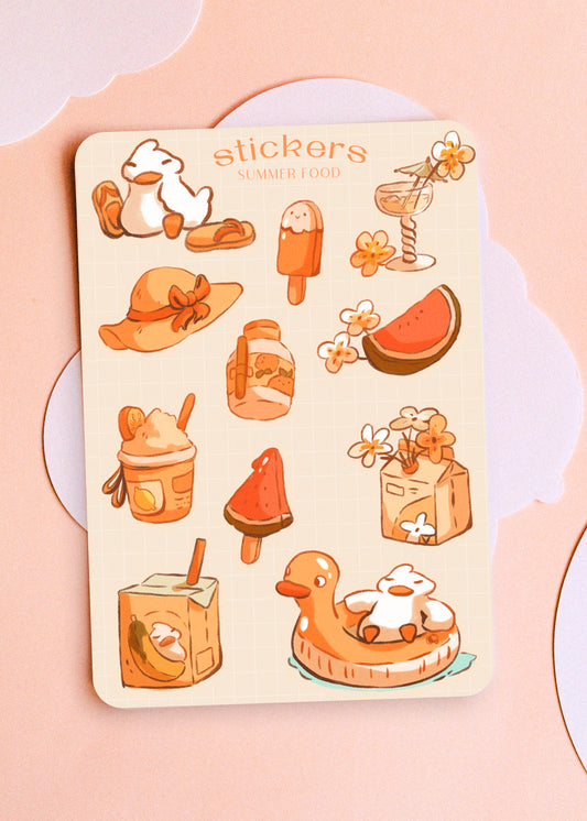 Sticker sheet - Yumyum