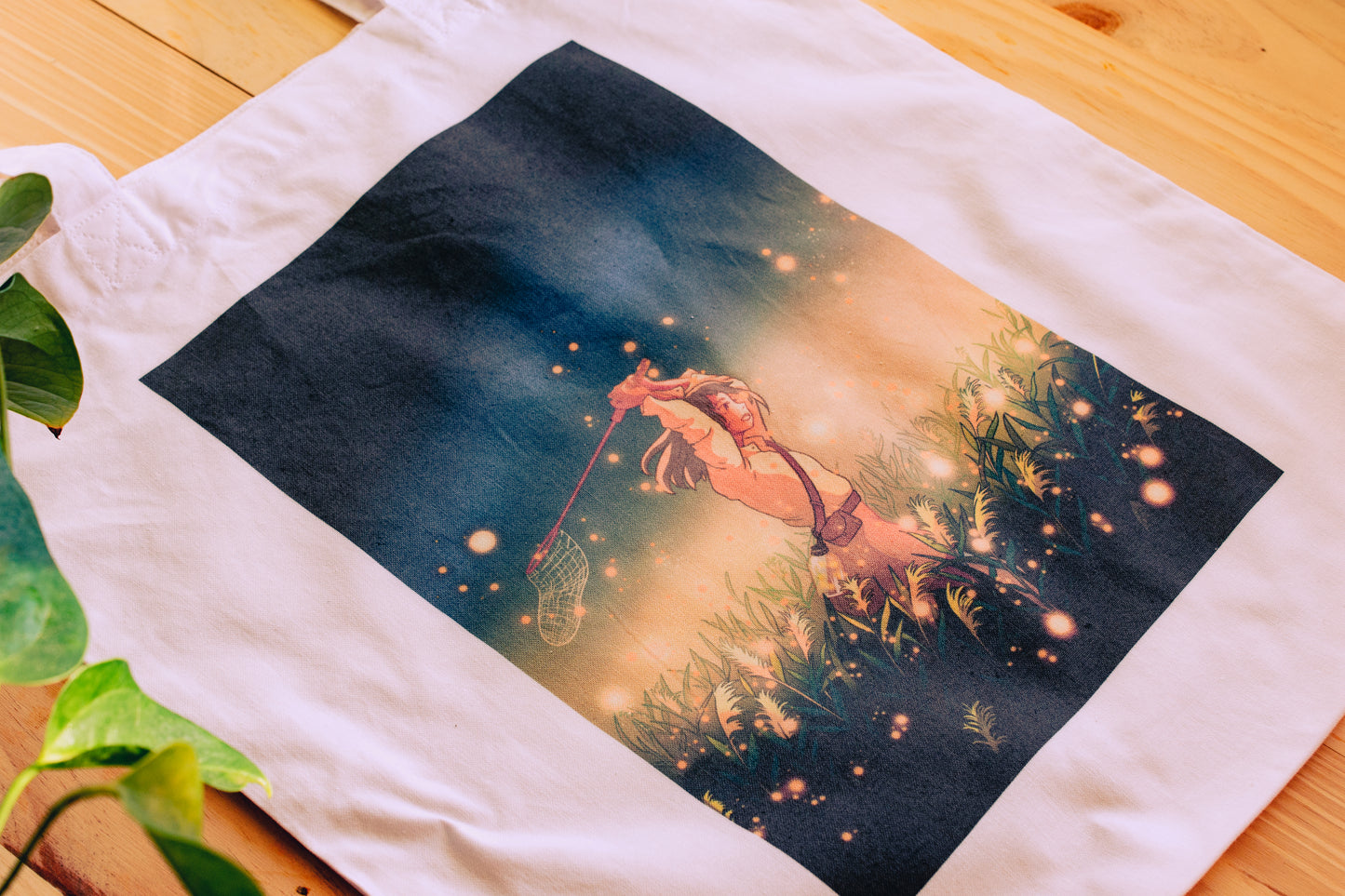 Tote bag - Firefly hunting