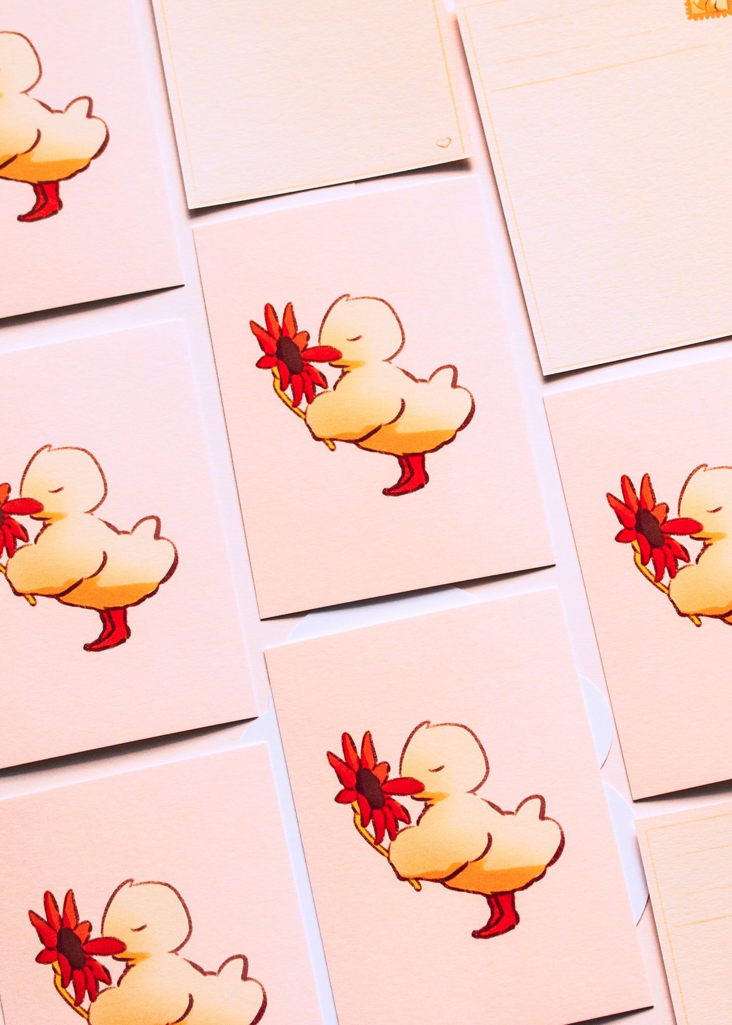Mini prints - Sunflower duck