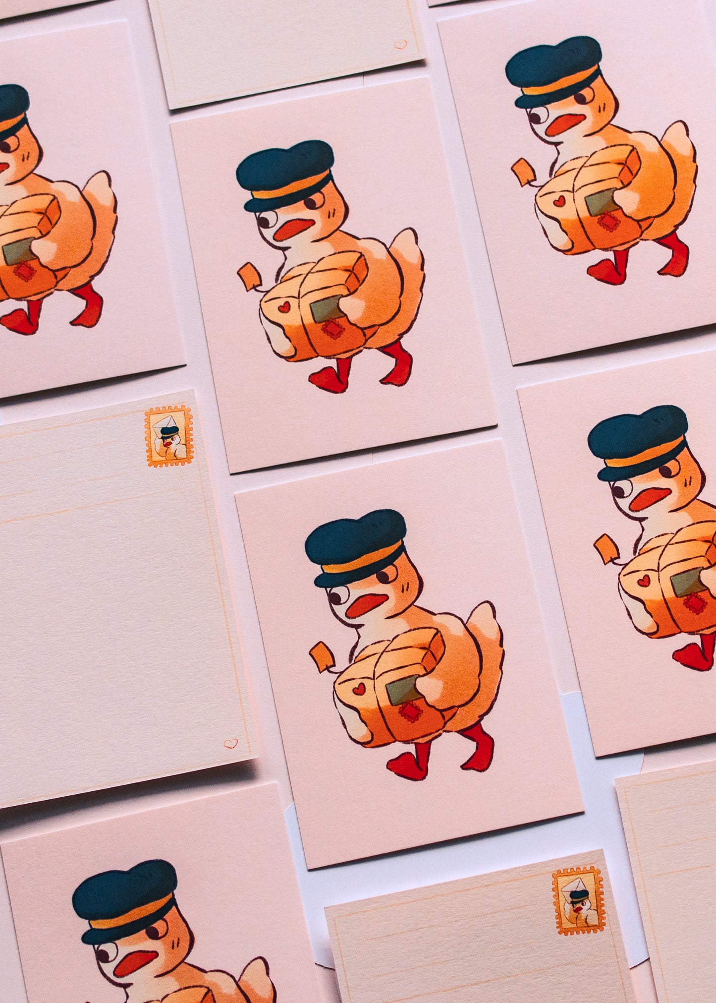 Mini prints - Postman duck