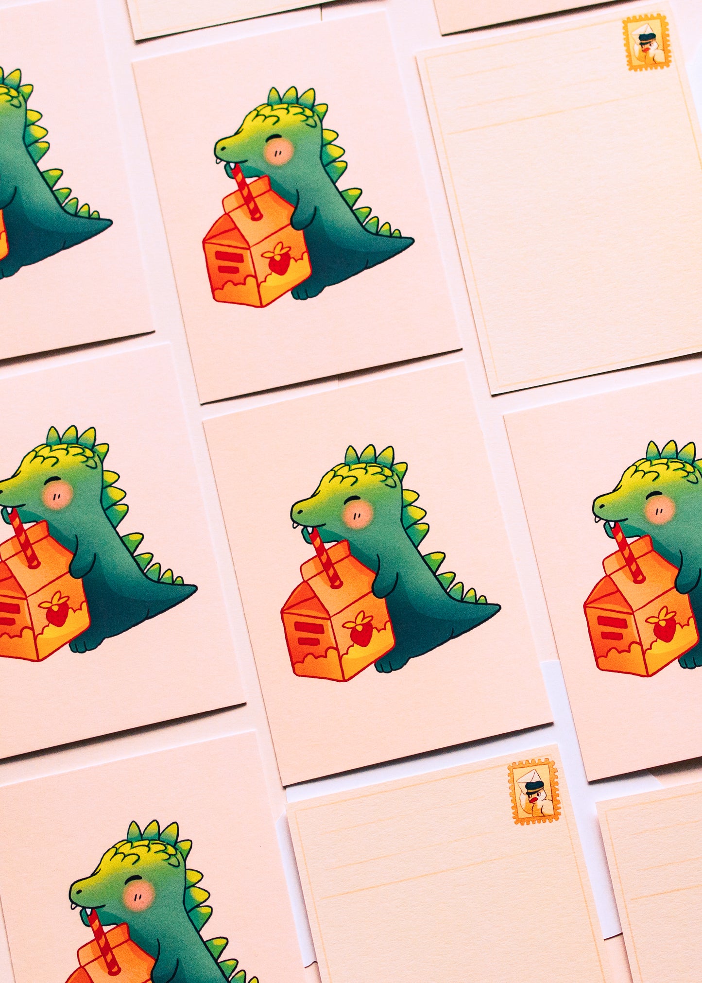Minis prints - Little dino and his juice