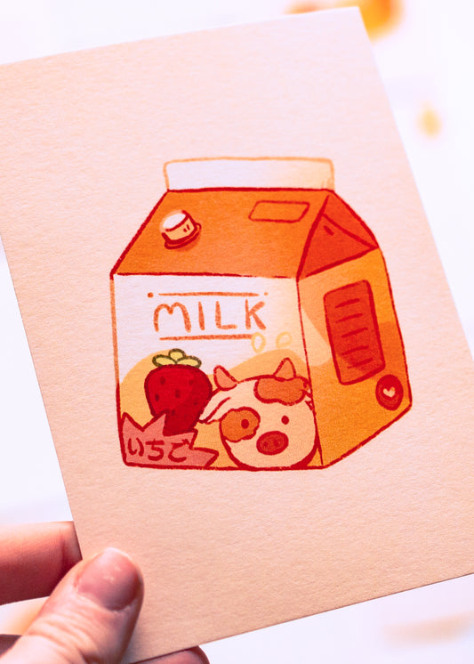 Mini prints - Milk carton