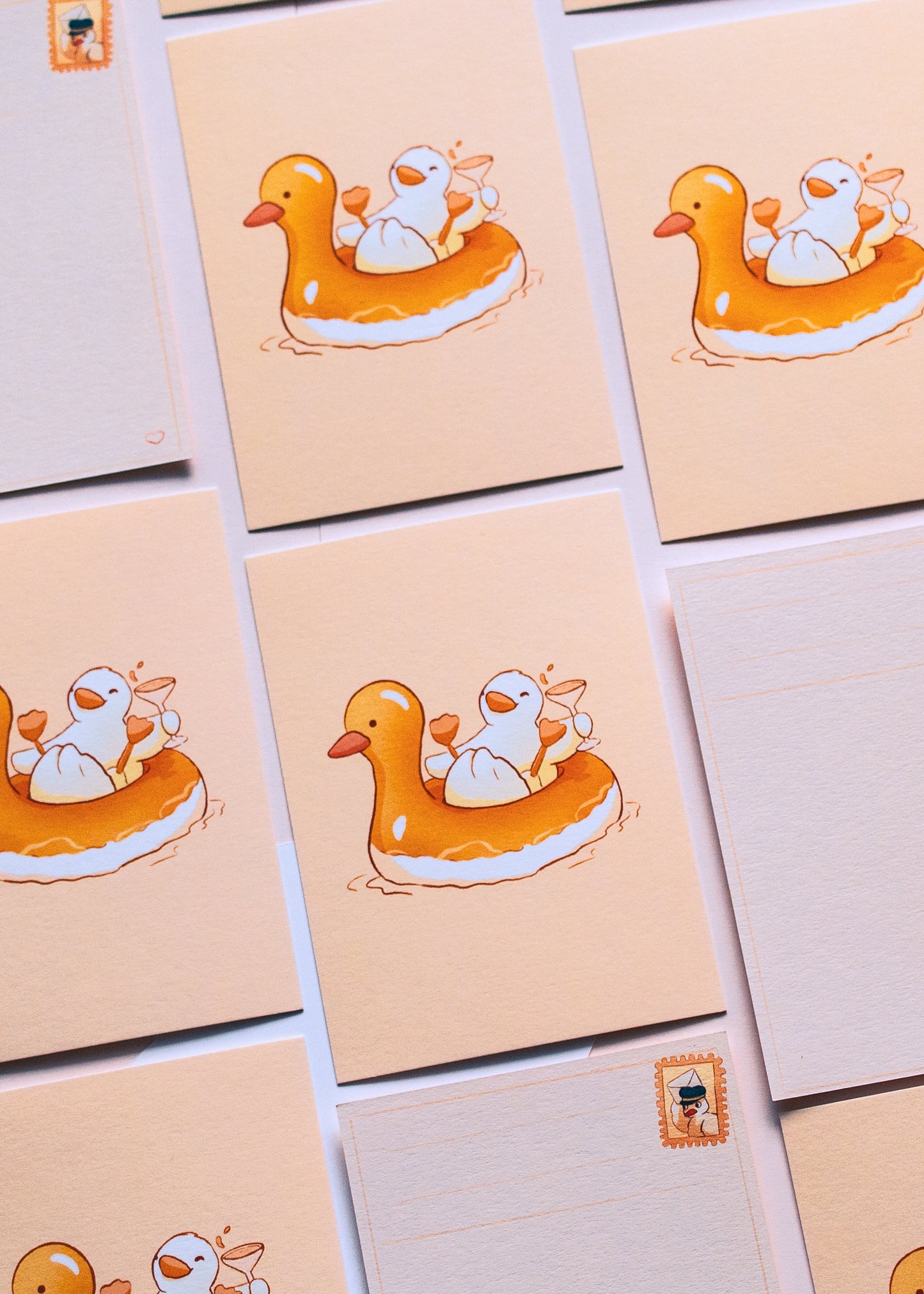 Mini prints - Duck in a duck buoy