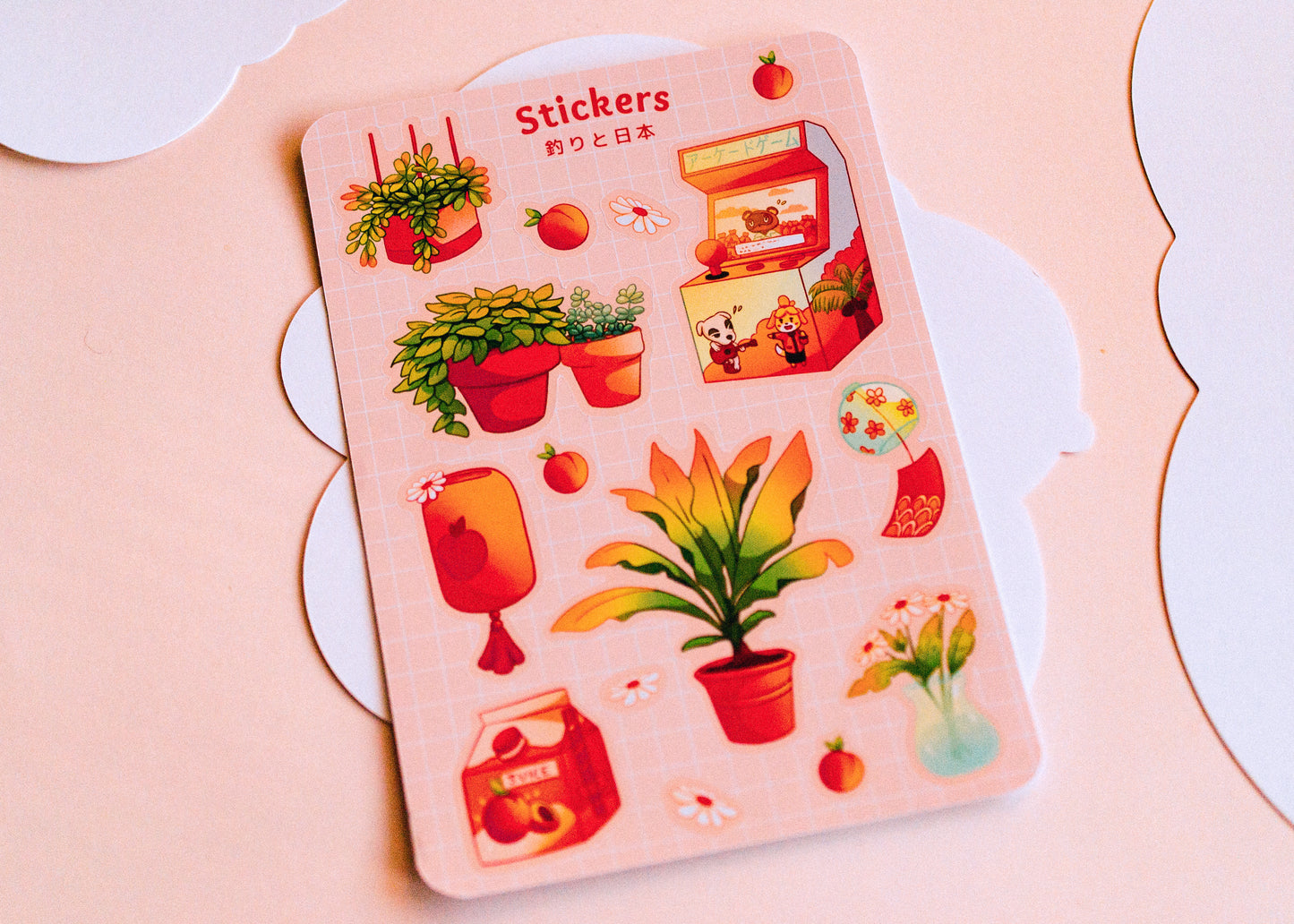 Sticker sheets - Summer peaches