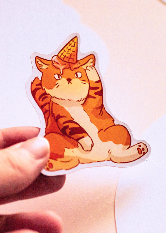 Sticker - Clumsy cat