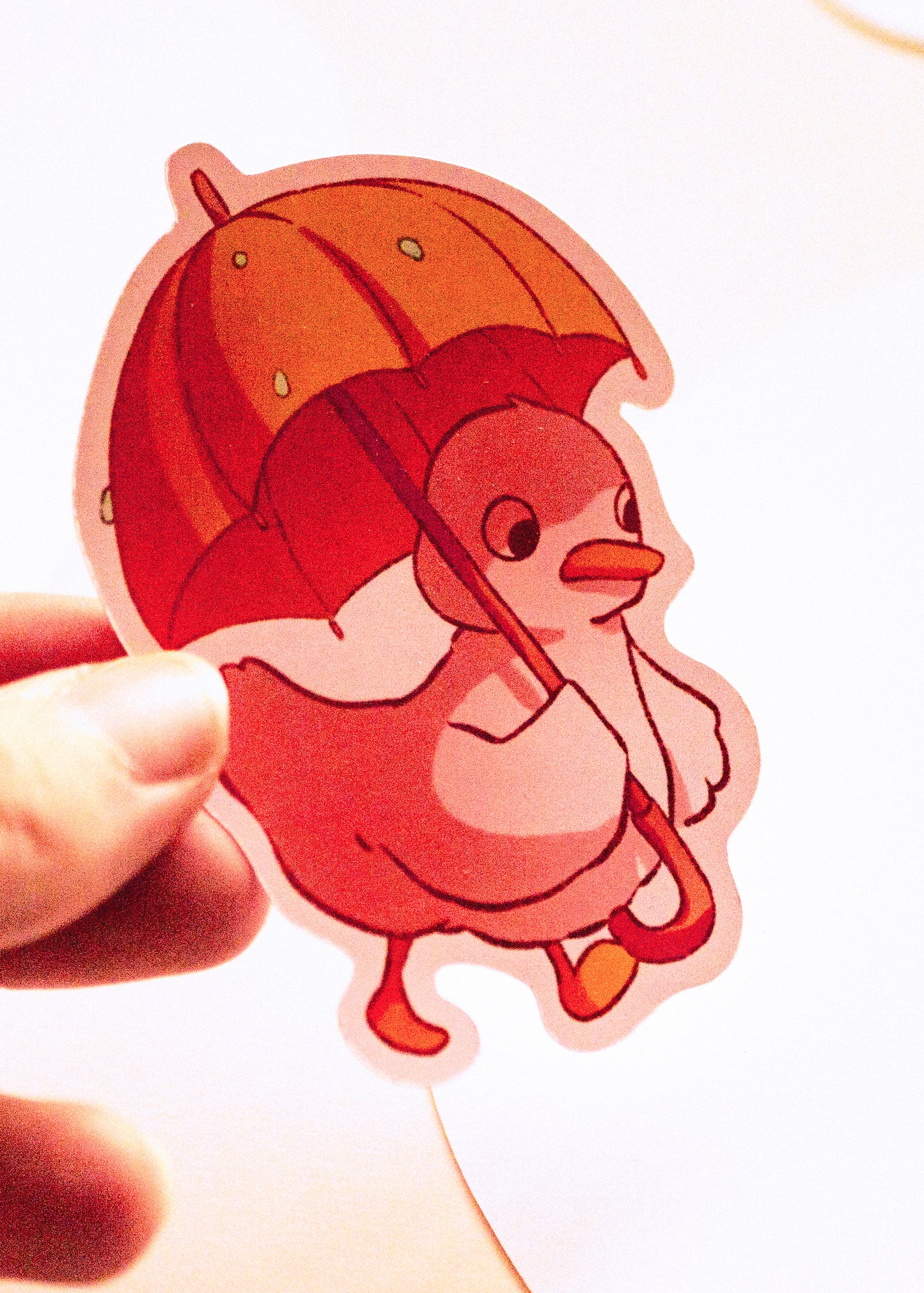 Sticker - Umbrella duck